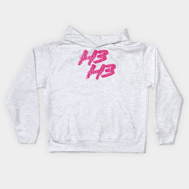 H3H3 Productions | Distressed Logo Shirt Kids Hoodie by DankSpaghetti